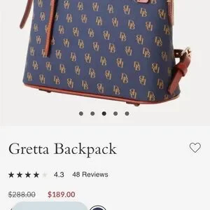 Dooney & Bourke | Bags | Dooney Bourke Blue And Brown  display picture 1